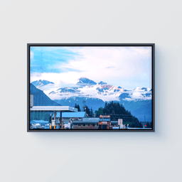 Advertising-Grade Framed Artwork (Non-Replaceable Image)