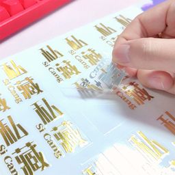 Special-Process Crystal Labels