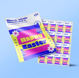Standard Sheet 8-Open Self-Adhesive